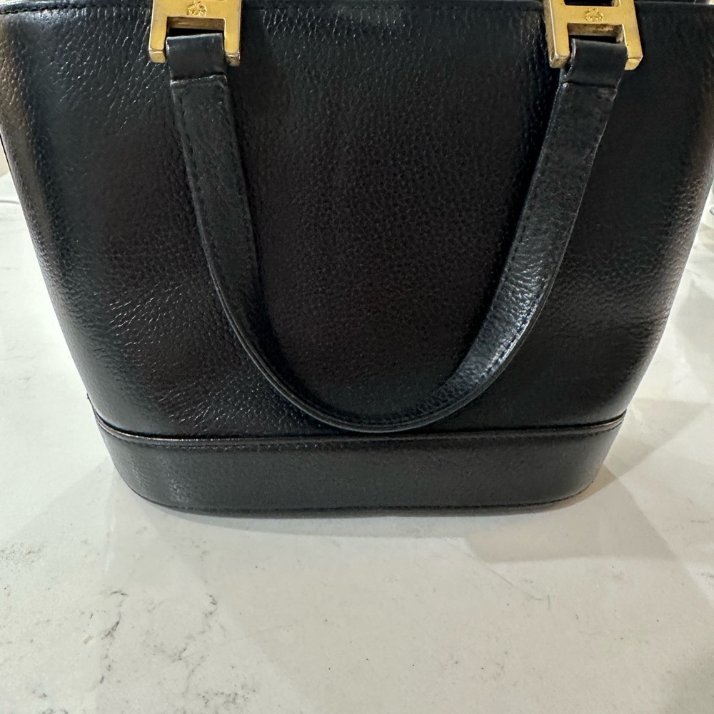 MCM Michael Cromer Black Leather Satchel Bag - Picture 3 of 10